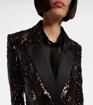 Veronica Beard Sequined double-breasted blazer | Thumbnail 5 Veronica Beard Sequined double-breasted blazer | Thumbnail 5
