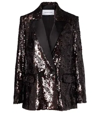 Veronica Beard Sequined double-breasted blazer | Thumbnail 1 Veronica Beard Sequined double-breasted blazer | Thumbnail 1
