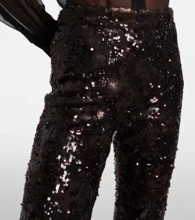 Veronica Beard Collier sequined flared pants | Thumbnail 4 Veronica Beard Collier sequined flared pants | Thumbnail 4