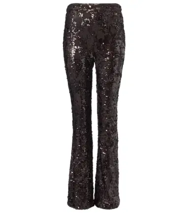 Veronica Beard Collier sequined flared pants | Thumbnail 1 Veronica Beard Collier sequined flared pants | Thumbnail 1