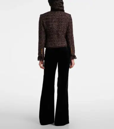 Veronica Beard Audrina metallic tweed jacket | Thumbnail 5 Veronica Beard Audrina metallic tweed jacket | Thumbnail 5