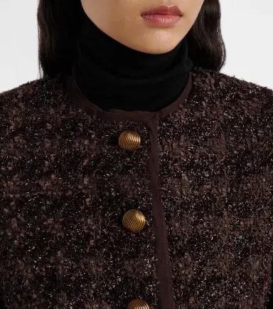 Veronica Beard Audrina metallic tweed jacket | Thumbnail 6 Veronica Beard Audrina metallic tweed jacket | Thumbnail 6