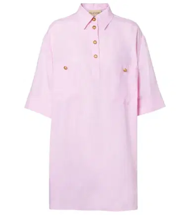 Valentino Oversized linen polo shirt | Thumbnail 1 Valentino Oversized linen polo shirt | Thumbnail 1