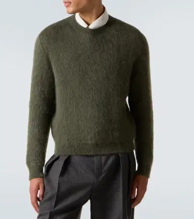 Saint Laurent Mohair and wool-blend sweater | Thumbnail 2 Saint Laurent Mohair and wool-blend sweater | Thumbnail 2