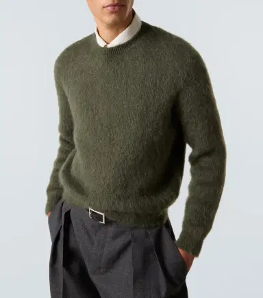 Saint Laurent Mohair and wool-blend sweater | Thumbnail 3 Saint Laurent Mohair and wool-blend sweater | Thumbnail 3