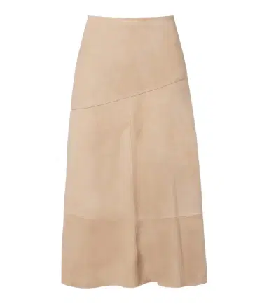 Yves Salomon Suede midi skirt | Thumbnail 1 Yves Salomon Suede midi skirt | Thumbnail 1