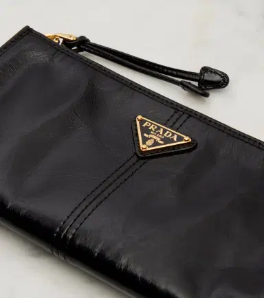 Prada Logo leather pouch | Thumbnail 3 Prada Logo leather pouch | Thumbnail 3