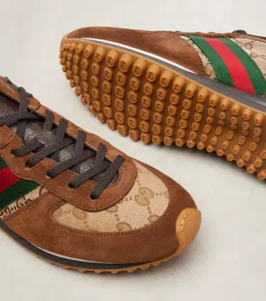 Gucci Re-Motion suede-trimmed sneakers | Thumbnail 3 Gucci Re-Motion suede-trimmed sneakers | Thumbnail 3