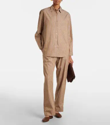 Leset Yoshi cotton-blend twill wide-leg pants | Thumbnail 2 Leset Yoshi cotton-blend twill wide-leg pants | Thumbnail 2