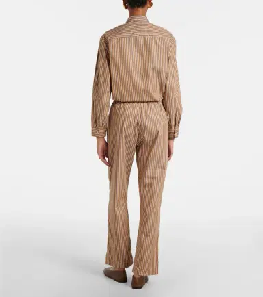 Leset Yoshi cotton-blend twill wide-leg pants | Thumbnail 4 Leset Yoshi cotton-blend twill wide-leg pants | Thumbnail 4