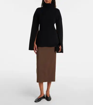 The Frankie Shop Alrose high-rise midi skirt | Thumbnail 4 The Frankie Shop Alrose high-rise midi skirt | Thumbnail 4