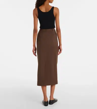 The Frankie Shop Alrose high-rise midi skirt | Thumbnail 5 The Frankie Shop Alrose high-rise midi skirt | Thumbnail 5