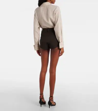 The Frankie Shop Leon high-rise shorts | Thumbnail 4 The Frankie Shop Leon high-rise shorts | Thumbnail 4