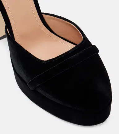 Malone Souliers Mora 125 velvet platform pumps | Thumbnail 4 Malone Souliers Mora 125 velvet platform pumps | Thumbnail 4