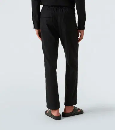 Tom Ford Striped cotton and silk straight pants | Thumbnail 2 Tom Ford Striped cotton and silk straight pants | Thumbnail 2