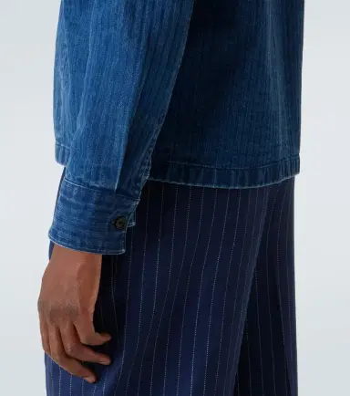 Tom Ford Striped denim overshirt | Thumbnail 3 Tom Ford Striped denim overshirt | Thumbnail 3