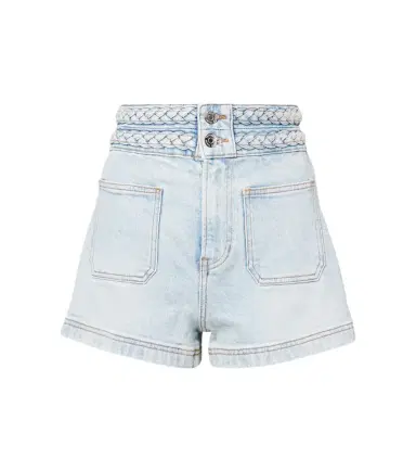 Veronica Beard Elijah high-rise denim shorts | Thumbnail 1 Veronica Beard Elijah high-rise denim shorts | Thumbnail 1