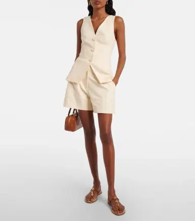 Veronica Beard Devina high-rise shorts | Thumbnail 2 Veronica Beard Devina high-rise shorts | Thumbnail 2