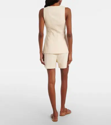 Veronica Beard Devina high-rise shorts | Thumbnail 3 Veronica Beard Devina high-rise shorts | Thumbnail 3
