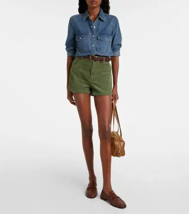 Veronica Beard Sally corduroy shorts | Thumbnail 2 Veronica Beard Sally corduroy shorts | Thumbnail 2