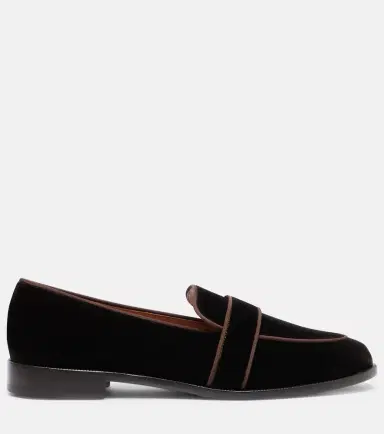 Aquazzura Martin velvet loafers | Thumbnail 4 Aquazzura Martin velvet loafers | Thumbnail 4