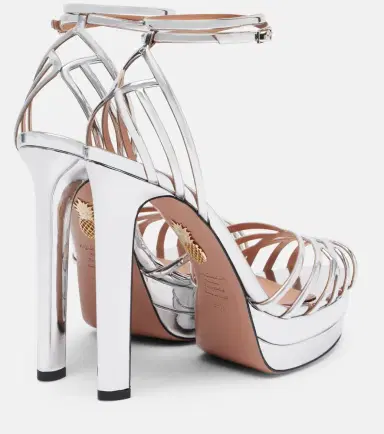 Aquazzura Wild Dream 130 leather platform sandals | Thumbnail 3 Aquazzura Wild Dream 130 leather platform sandals | Thumbnail 3