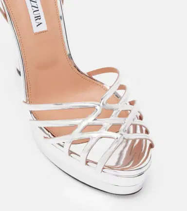 Aquazzura Wild Dream 130 leather platform sandals | Thumbnail 4 Aquazzura Wild Dream 130 leather platform sandals | Thumbnail 4