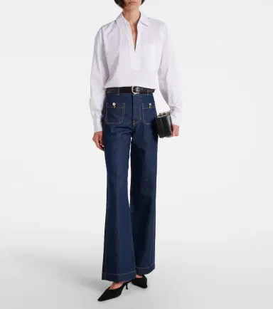 Veronica Beard Khai cotton-blend poplin shirt | Thumbnail 2 Veronica Beard Khai cotton-blend poplin shirt | Thumbnail 2
