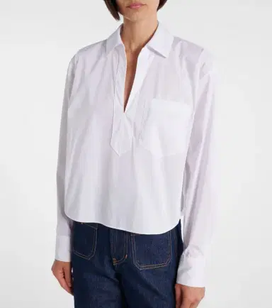 Veronica Beard Khai cotton-blend poplin shirt | Thumbnail 3 Veronica Beard Khai cotton-blend poplin shirt | Thumbnail 3
