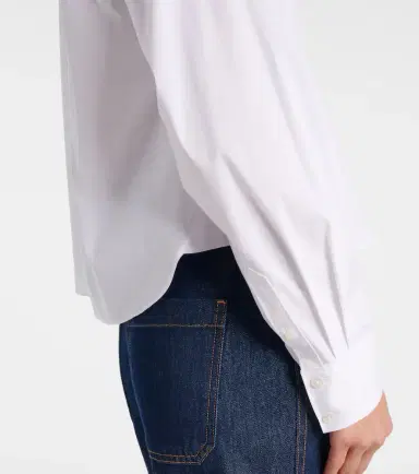 Veronica Beard Khai cotton-blend poplin shirt | Thumbnail 5 Veronica Beard Khai cotton-blend poplin shirt | Thumbnail 5