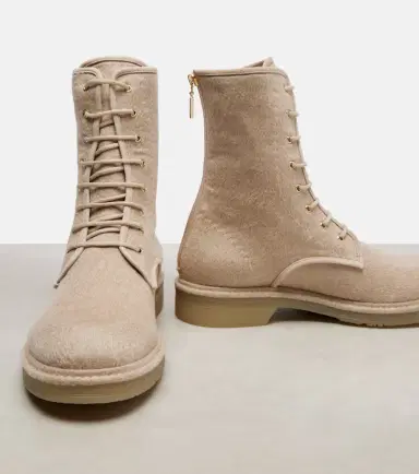 Max Mara Baker cashmere combat boots | Thumbnail 3 Max Mara Baker cashmere combat boots | Thumbnail 3