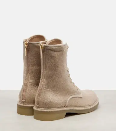 Max Mara Baker cashmere combat boots | Thumbnail 4 Max Mara Baker cashmere combat boots | Thumbnail 4