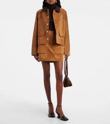 Veronica Beard Norwood suede miniskirt | Thumbnail 3 Veronica Beard Norwood suede miniskirt | Thumbnail 3