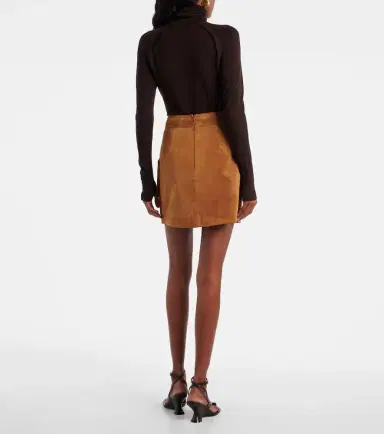 Veronica Beard Norwood suede miniskirt | Thumbnail 4 Veronica Beard Norwood suede miniskirt | Thumbnail 4