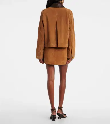 Veronica Beard Walters suede field jacket | Thumbnail 5 Veronica Beard Walters suede field jacket | Thumbnail 5