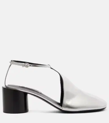 Jil Sander Metallic leather pumps | Thumbnail 3 Jil Sander Metallic leather pumps | Thumbnail 3