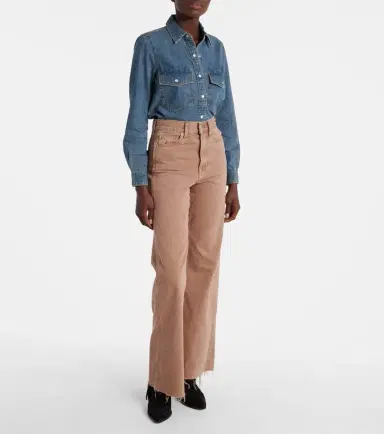 Veronica Beard Taylor wide-leg jeans | Thumbnail 6 Veronica Beard Taylor wide-leg jeans | Thumbnail 6