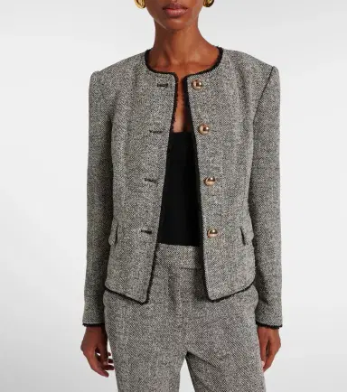 Simkhai Ivie herringbone jacket | Thumbnail 2 Simkhai Ivie herringbone jacket | Thumbnail 2