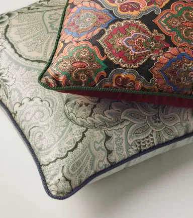 Etro Pegaso Paisley cotton cushion | Thumbnail 2 Etro Pegaso Paisley cotton cushion | Thumbnail 2