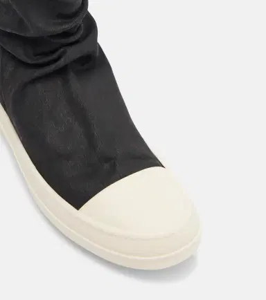 Rick Owens Coated denim over-the-knee boots | Thumbnail 2 Rick Owens Coated denim over-the-knee boots | Thumbnail 2