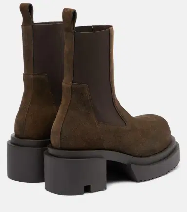 Rick Owens Beatle suede Chelsea boots | Thumbnail 3 Rick Owens Beatle suede Chelsea boots | Thumbnail 3