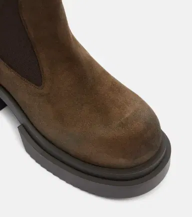 Rick Owens Beatle suede Chelsea boots | Thumbnail 4 Rick Owens Beatle suede Chelsea boots | Thumbnail 4