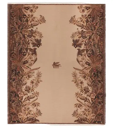 Etro Clergy Pegaso floral wool throw | Thumbnail 1 Etro Clergy Pegaso floral wool throw | Thumbnail 1