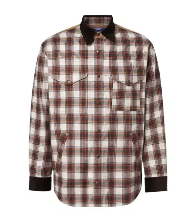 Junya Watanabe Checked cotton flannel jacket | Thumbnail 1 Junya Watanabe Checked cotton flannel jacket | Thumbnail 1