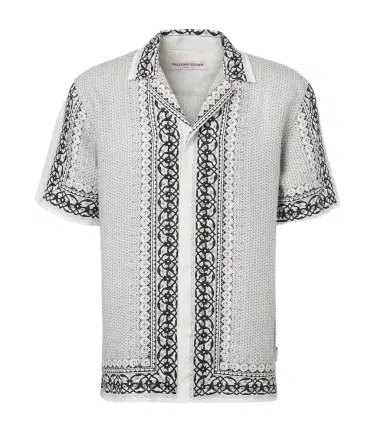 Orlebar Brown Maitan printed linen bowling shirt | Thumbnail 1 Orlebar Brown Maitan printed linen bowling shirt | Thumbnail 1