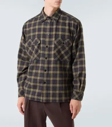 Saint Laurent Checked wool overshirt | Thumbnail 2 Saint Laurent Checked wool overshirt | Thumbnail 2