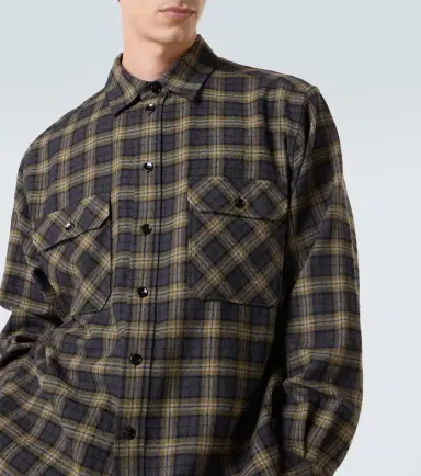 Saint Laurent Checked wool overshirt | Thumbnail 5 Saint Laurent Checked wool overshirt | Thumbnail 5