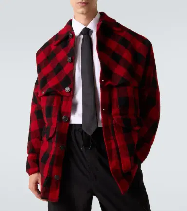 Junya Watanabe Checked wool jacket | Thumbnail 4 Junya Watanabe Checked wool jacket | Thumbnail 4