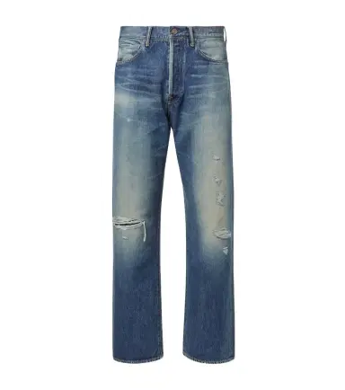 Visvim Social Sculpture 01 distressed straight jeans | Thumbnail 1 Visvim Social Sculpture 01 distressed straight jeans | Thumbnail 1