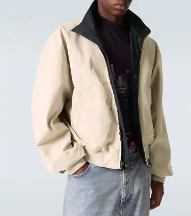 Balenciaga Reversible cotton-blend blouson jacket | Thumbnail 4 Balenciaga Reversible cotton-blend blouson jacket | Thumbnail 4